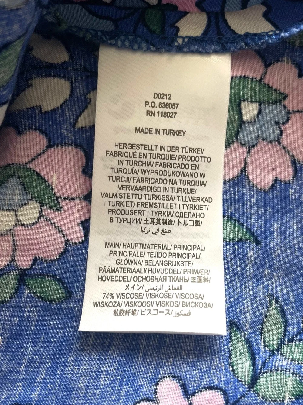 Boden Floral Print Midi Dress in Bluebell Wildflower Prairie Sundress Size 8R - Picture 11 of 12